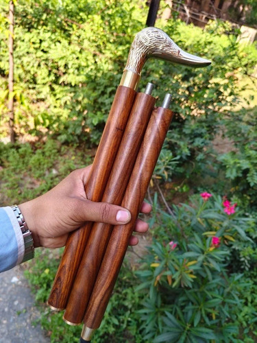 Bâton marche bois de - en,