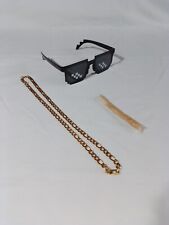 Ensemble THUG LIFE large (Cosplay-Déguisement-Beauté-Bijoux_Accessoire-Style)