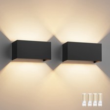 Klighten 2PCS Applique Murale Interieur/Exterieur IP54 18W Avec Angle de