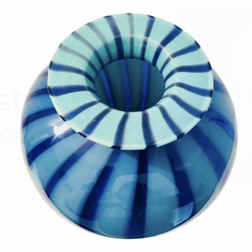 Grand vase rayures verre - À,