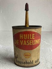 Shell : Burettte en fer pour huile vaseline 