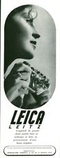 Publicité ancienne appareil photo Leica 1939 issue de magazine