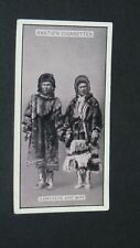 ANSTIE CIGARETTES CARD PEOPLE ASIA 1926 #20 SAMOYEDE AND WIFE SIBERIA SIBERIE