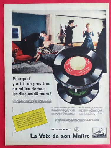 Publicité presse disque - publicité, presse: