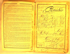 LIVRET MILITAIRE CLASSE 1876