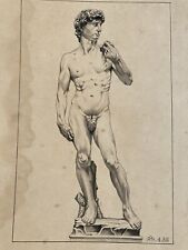 Très Beau Grand Dessin A l