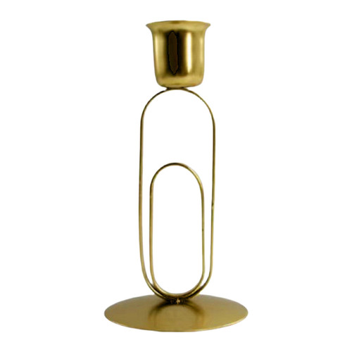 Bougeoir fer géométrique - fer,