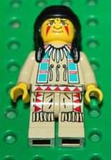 Minifig Indien Lego Indian 3 ref  ww023 set 5923 Photo Frame Legoland Western