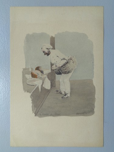 Gravure ancienne ventre de - le,