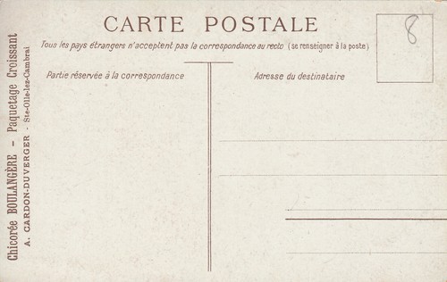 Carte postale ancienne nord - carte,