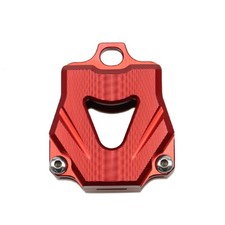 Porte-clés en aluminium Shell Keychain rouge de moto pour Yamaha YZF VMAX
