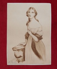 Dessin d'Une Jeune Femme