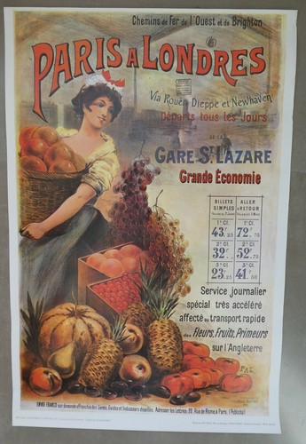 Affiche chemin fer - affiche,