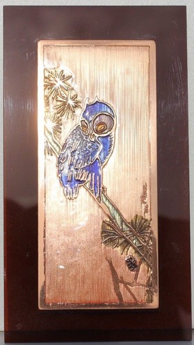 Plaque decorative cuivre - en,
