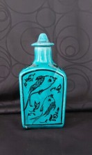 flacon Triangulaire céramique Qajar, Iznik, Perse, XIXème.               C34