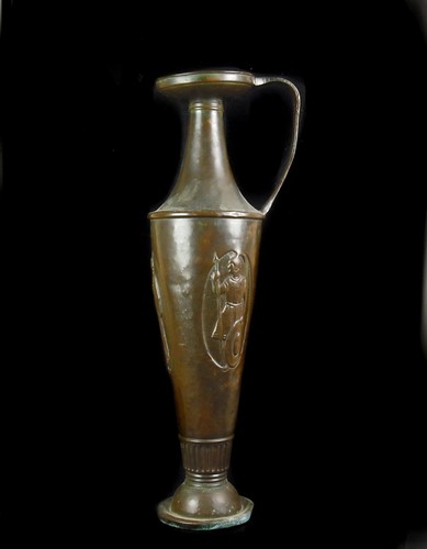 Amphore antique guerrier - amphore, à