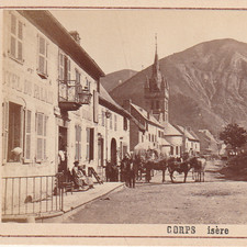 CDV PHOTO ANIMEE CORPS ISERE
