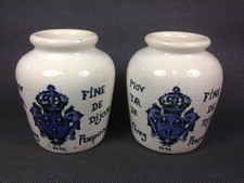 Lot 2 anciens pots à moutarde