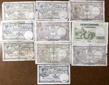 Belgium Banknote Lot 10 Pieces