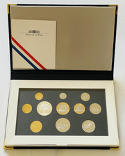 COFFRET BE 1993 - MONNAIE DE PARIS - 1 CENTIME A 100 FRANCS ARGENT - NEUF -