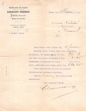 1917  RAFFINERIE DE SUCRE