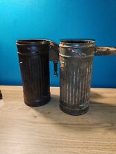 Lot De 2 Boitier masque à gaz Allemand ww2 Normandie Pure Jus A Saisir 