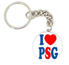 Porte clé I LOVE PSG PARIS