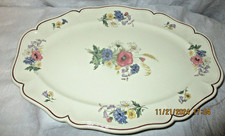 Sarreguemines service Agreste  Ancien grand plat  a poisson   -44cm x 31,5