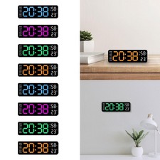 Horloge murale LED avec Date