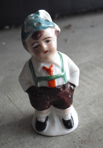 Vintage germany porcelain boy - vintage,