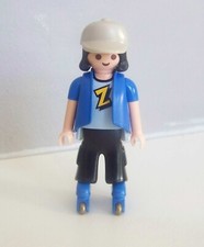 PLAYMOBIL (V5220) SPORT - Skater Tenue Bleue 4415 