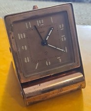 ANCIENNE PENDULE  JAEGER 2 Jours UNIQUEMENT POUR PIÈCES Lire Descriptif 