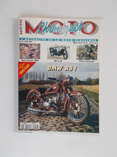 Chroniques moto bmw - n°59,