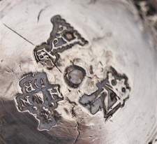 Timbale argent massif XVIIIe, Paris, 1776, Henri Nicolas Debrie.