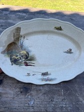 Plateau faïence Peinte Basse