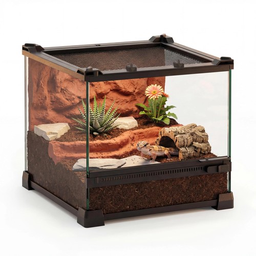 X10 reptile terrarium - 10"x10"x8",