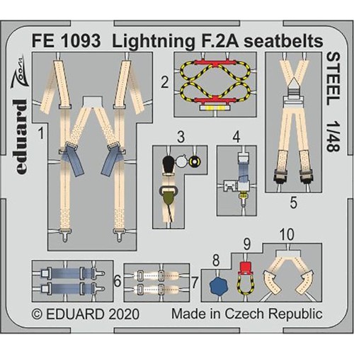 Eduard fe1093 lightning 2a - lightning, f.2a