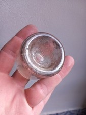 V12 Encrier en Verre Ancien