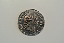 LOUIS XV sol  ECU 1770 AIX TTB RARE état frappée pour circuler CORSE rattaché FR