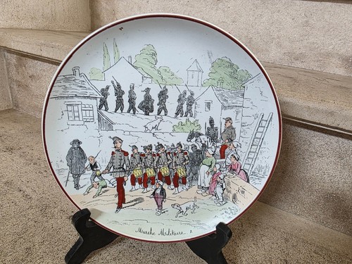 Assiette parlante vie de - parlante, "vie