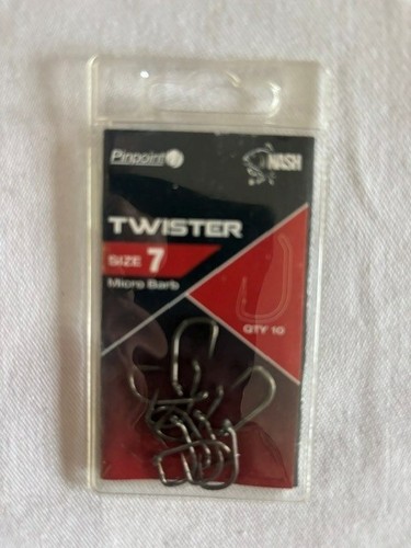 Nash twister barbed hooks size - barbed,