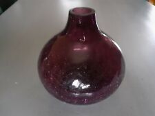 Vase boule ancien aspect verre