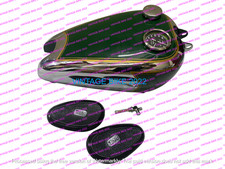 BSA C10 C11 250cc RÉSERVOIR ESSENCE ESSENCE VERT ACIER CHROME + SMITH SPEEDO ...
