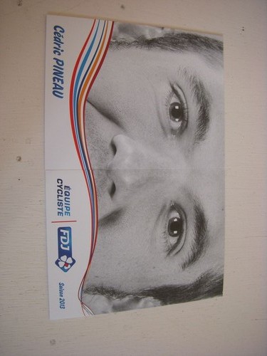Cyclisme carte postale fdj - carte,
