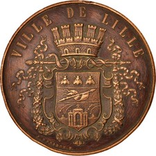 France, Medal, Ville de Lille