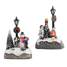 Scène noël maisons de - de,