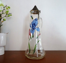 Cruche a eau émaillée fleurs