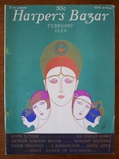 HARPER'S BAZAR (Bazaar)  Fabruary 1926 - ERTÉ - ART DECO - Fashion PATOU_POIRET