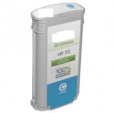 CARTOUCHE CYAN HP 70 C9452A COMPATIBLE POUR HP DESIGNJET Z2100 Z3100 Z3200 Z520