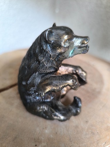 Ancienne sculpture ours - sculpture, d'ours